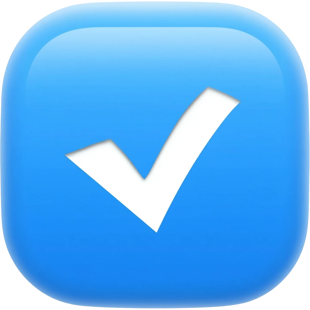Generate a blue verification badge for social media emoji