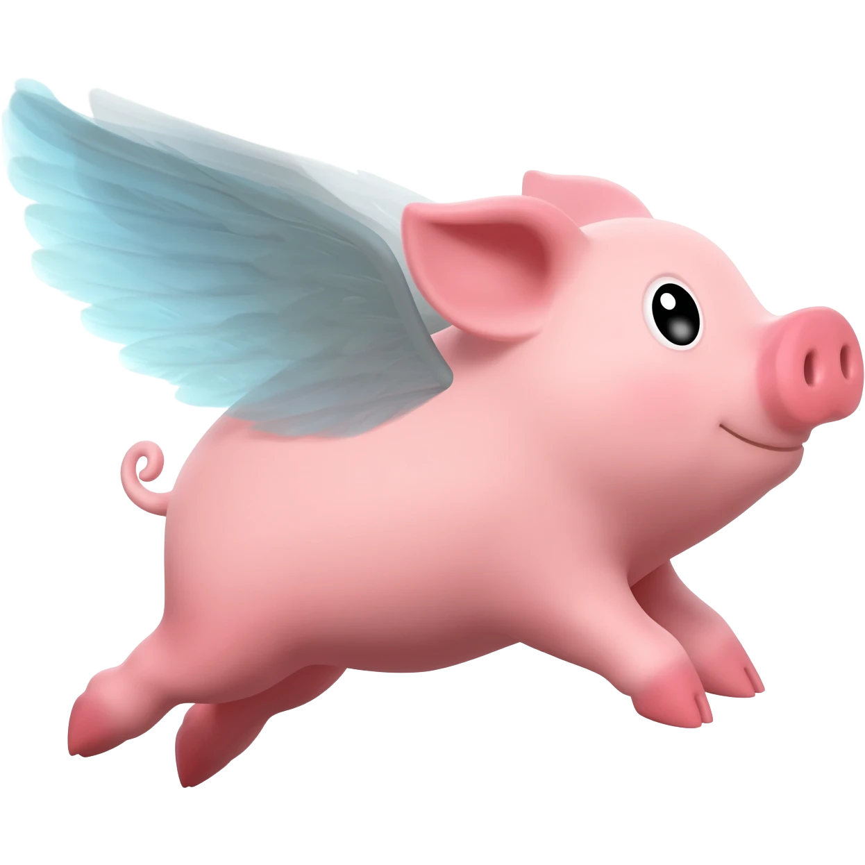 Flying pig emoji
