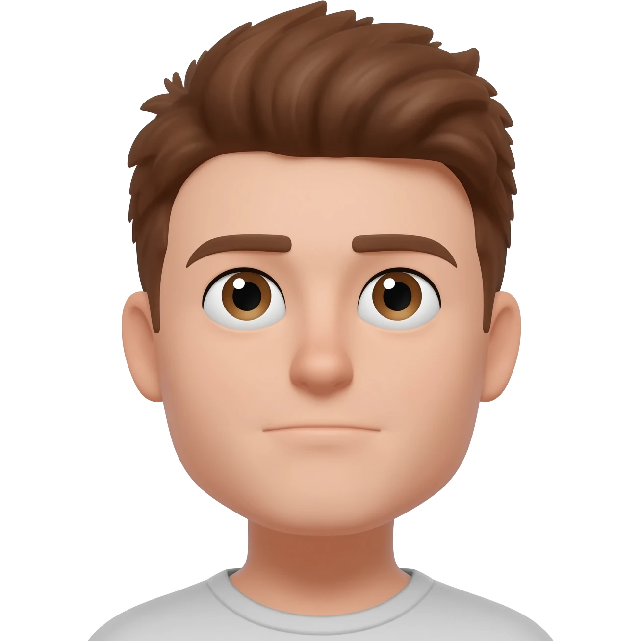 person looking up emoji