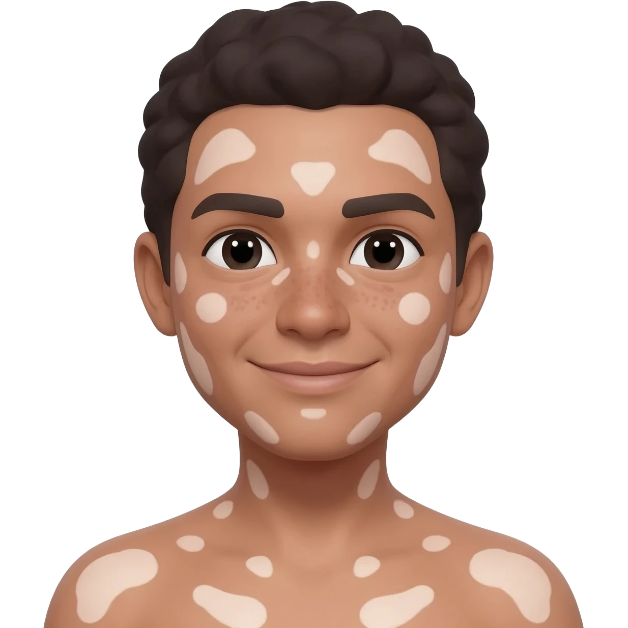 person with vitiligo emoji