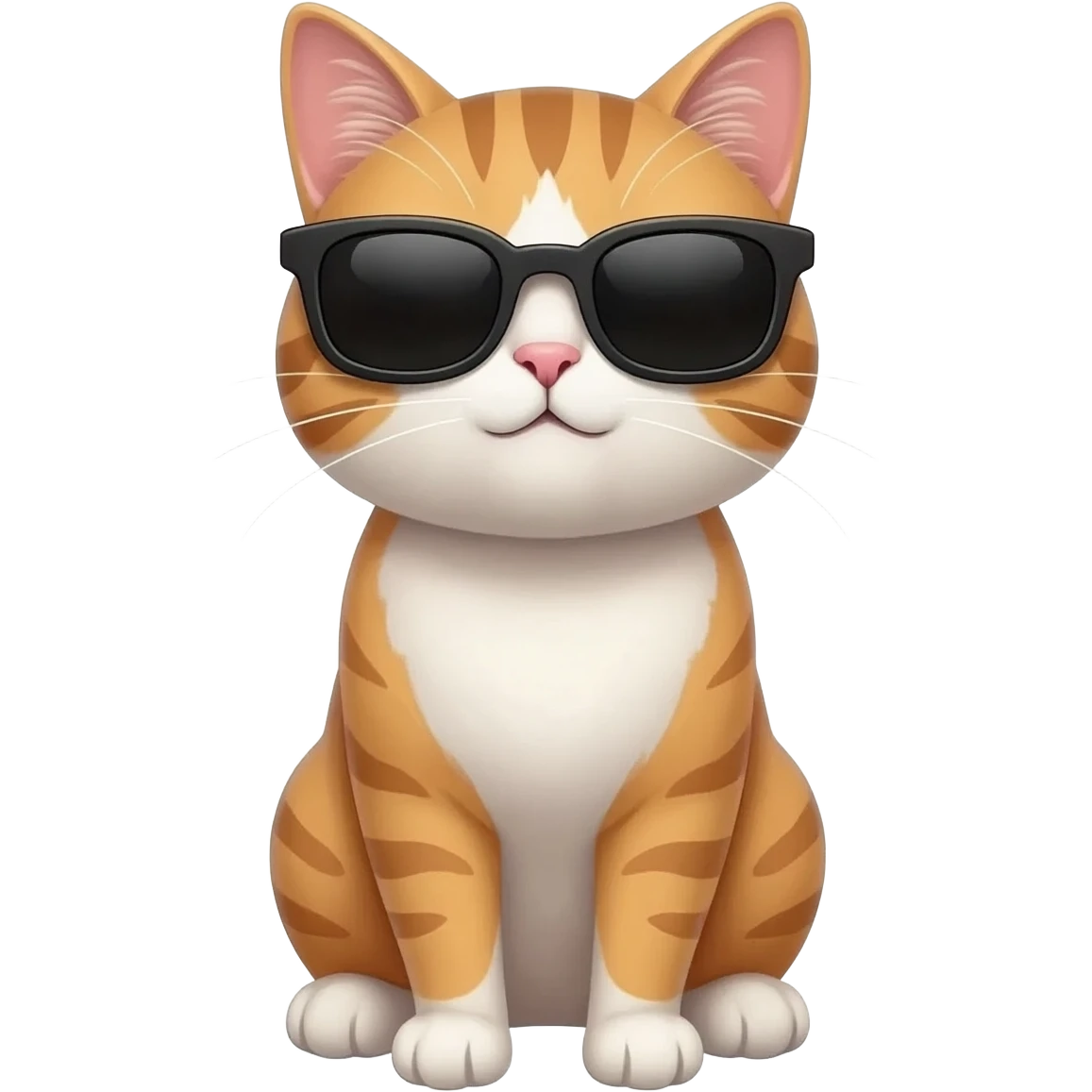 Cat wearing sunglasses emoji
