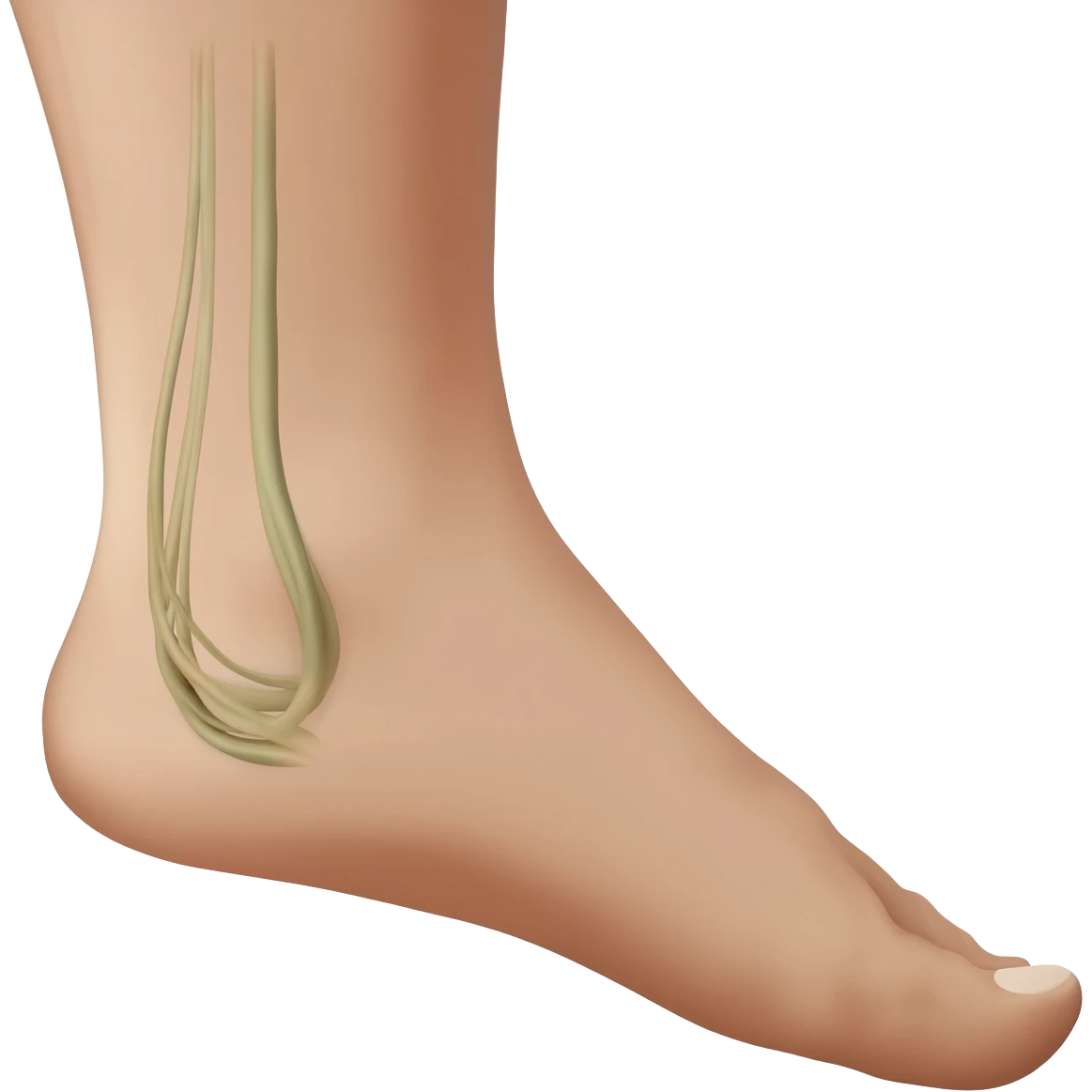 Achillessehnenverkürzung im Fuß emoji