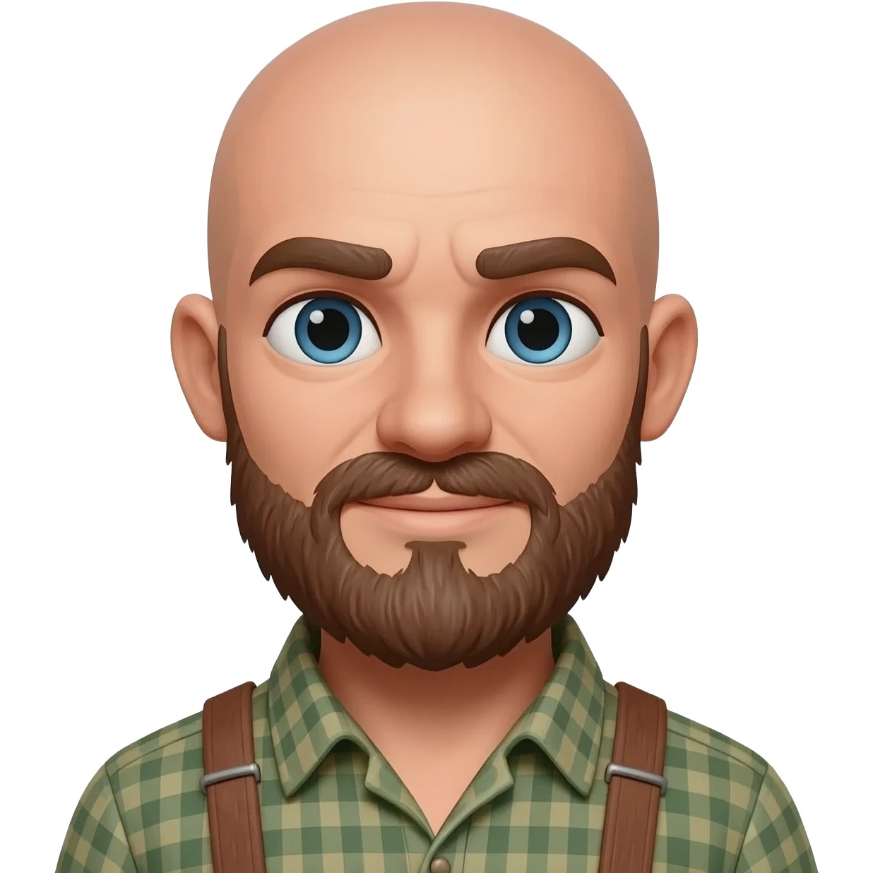 Lumberjack without hair emoji