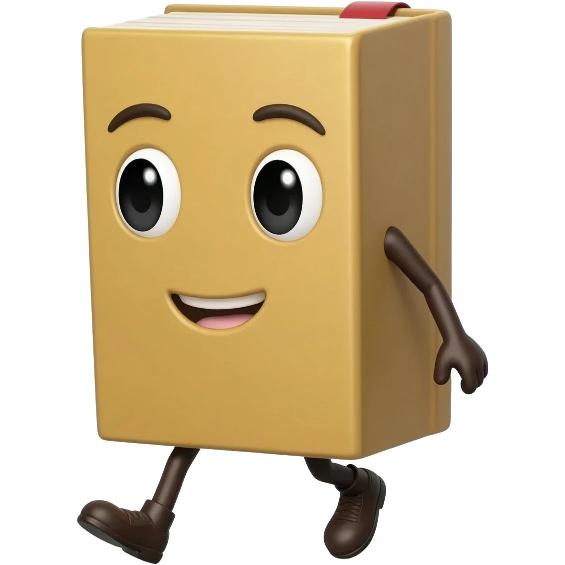 a walking book emoji