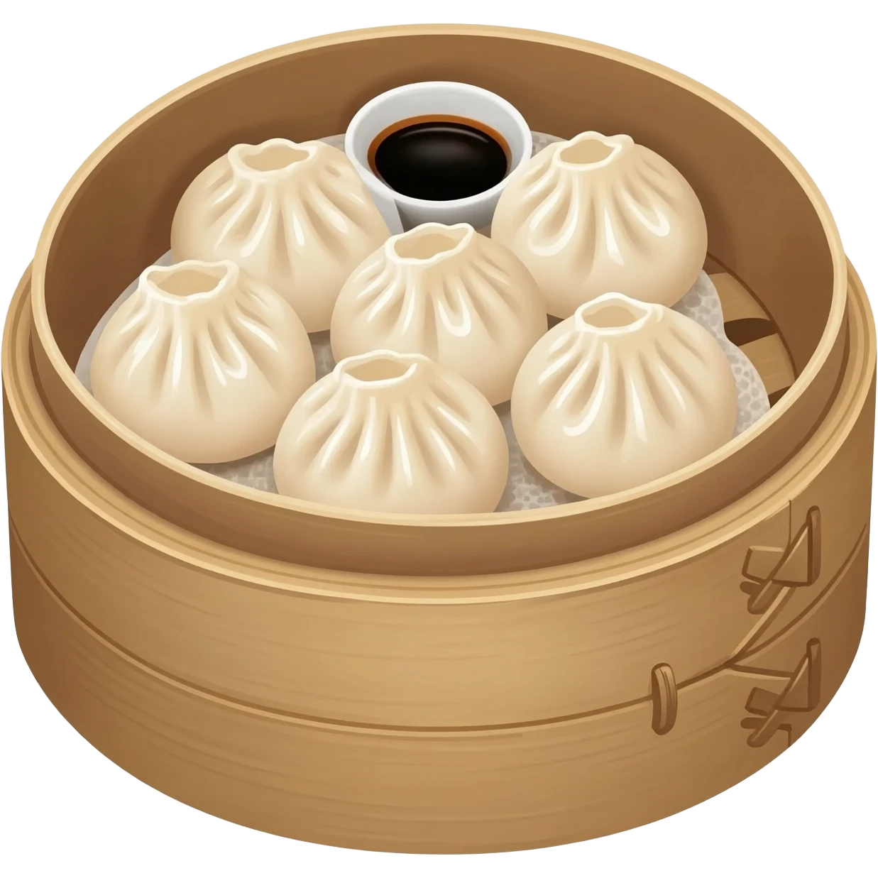 Xiao long bao with vinegar soup emoji