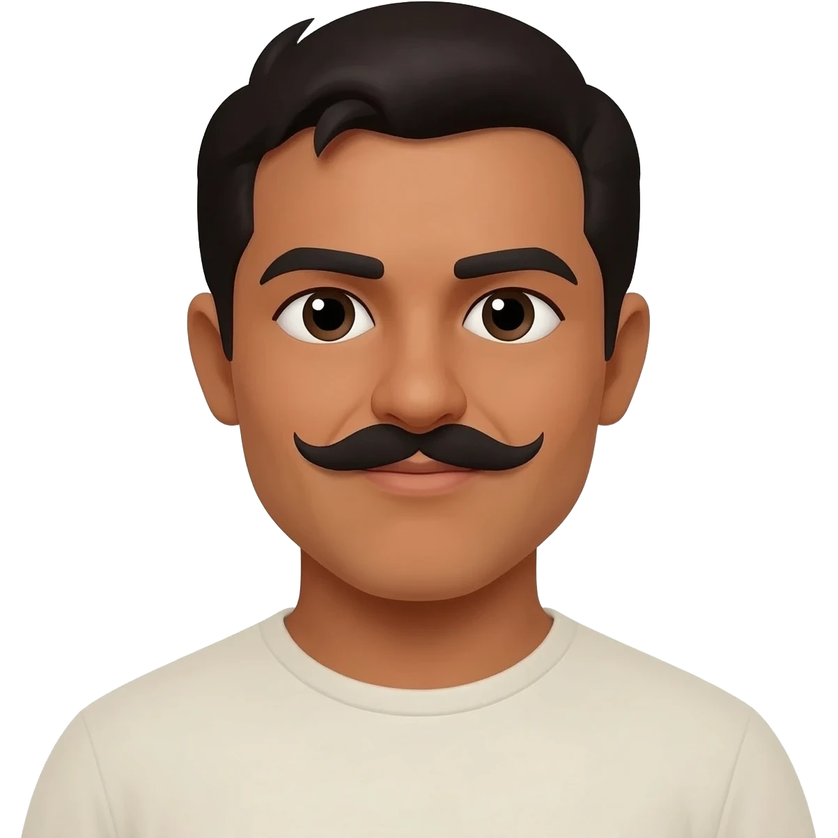 mexican male mustache "brown skin color" emoji