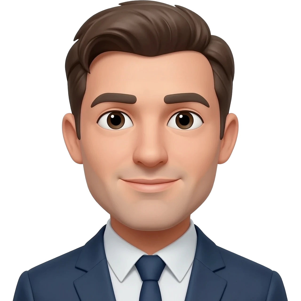 Man with just slightly off proportions emoji