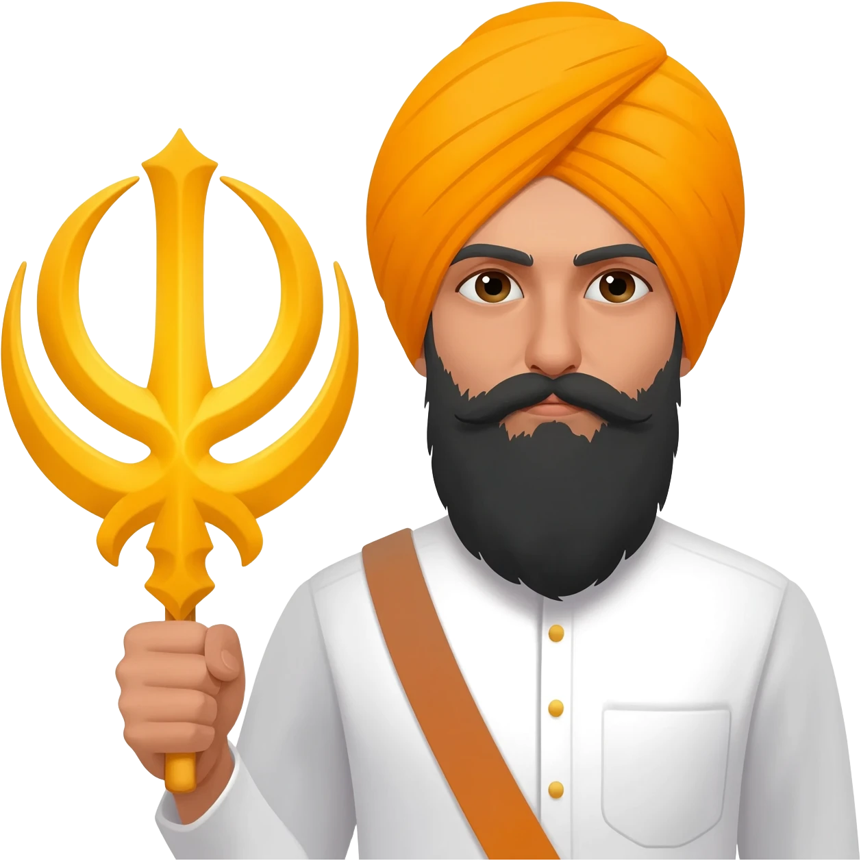 With sikh sign emoji