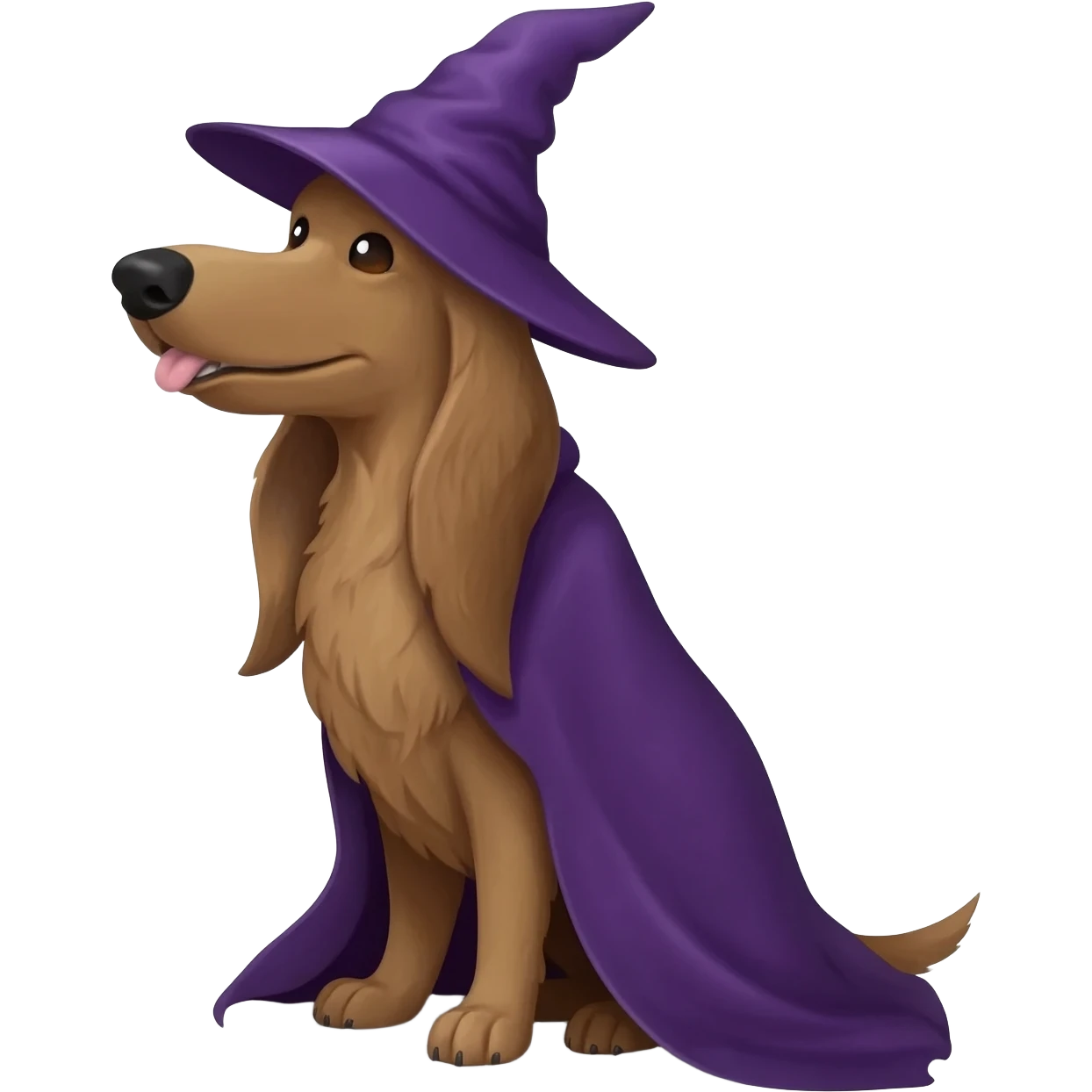 Dog wizard emoji
