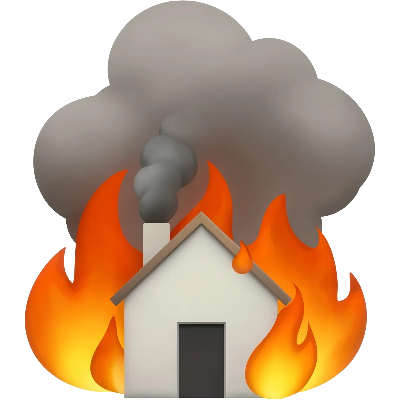 🏠house, but on fire emoji