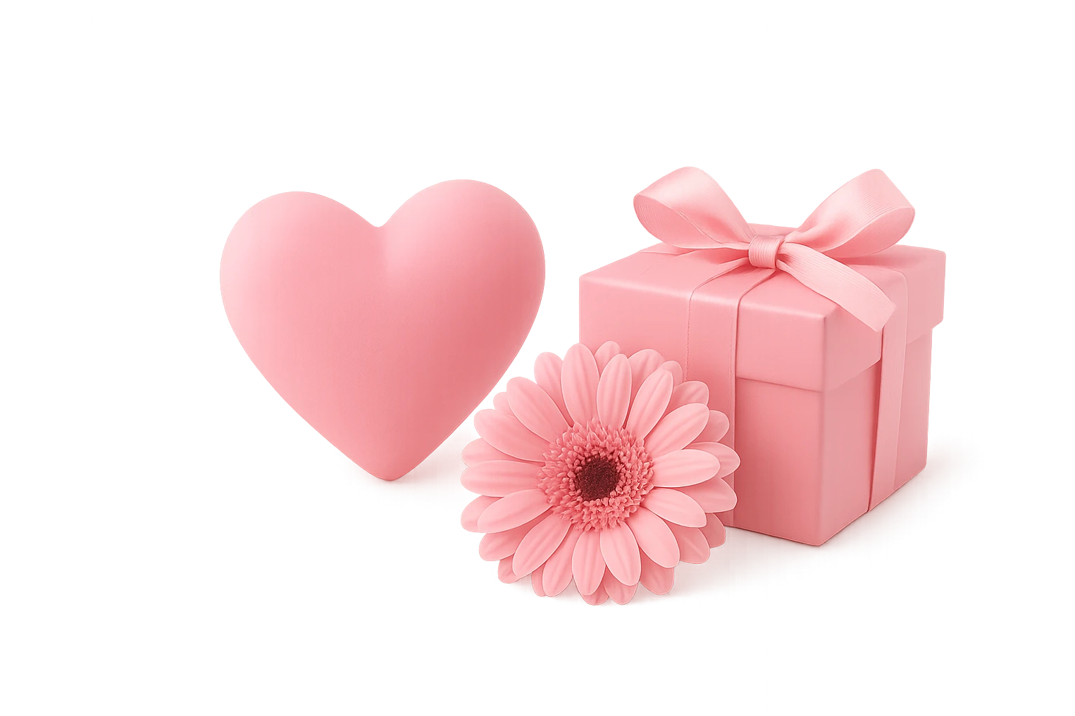 pink Valentine object. remove background emoji