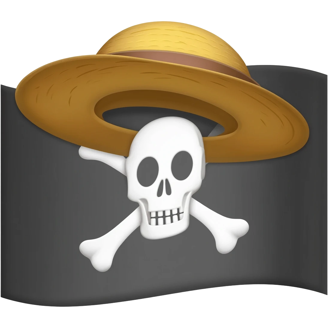 Straw hat pirates flag emoji emoji