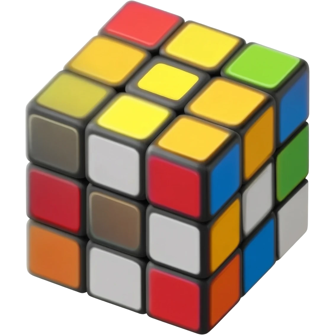 Rubix cube emoji
