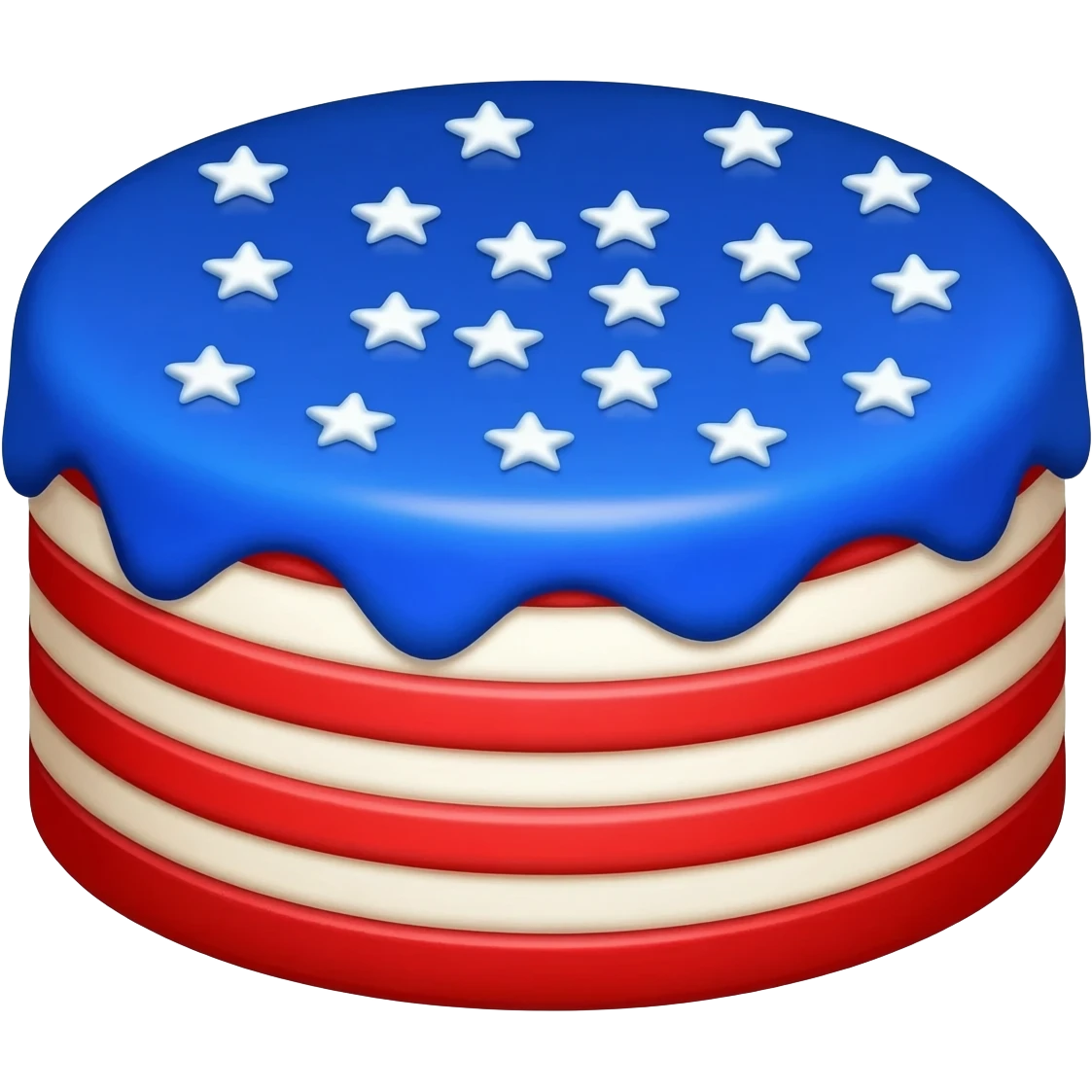 United State America Cake emoji