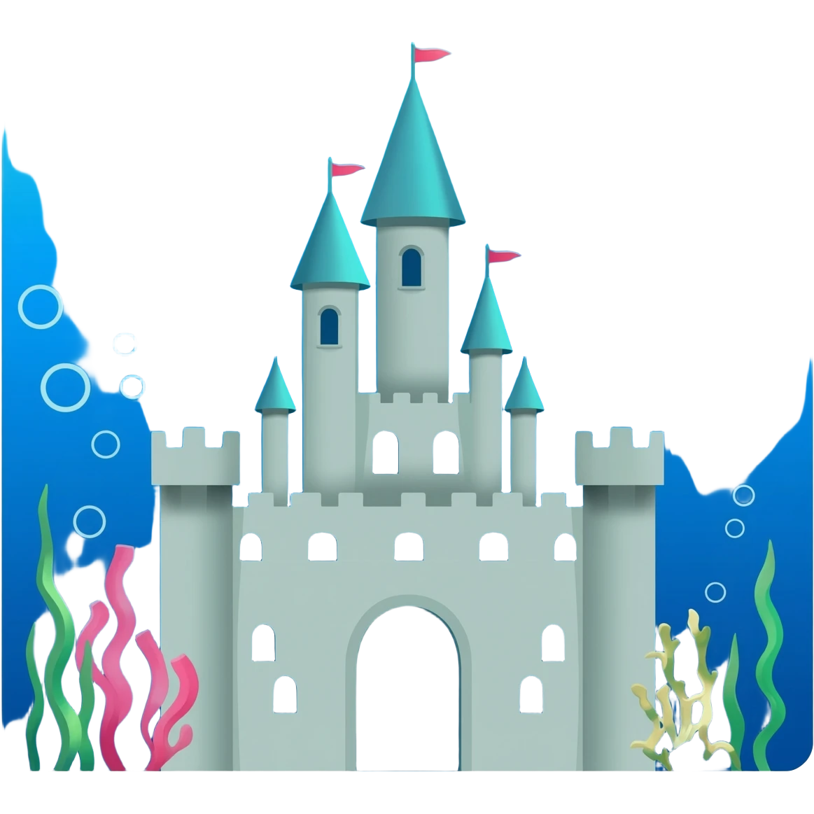 underwater castle emoji