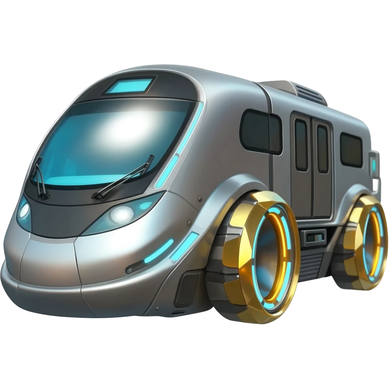 Futuristic turbo neon super robot metal  golden diamond Ruby 6000 city train emoji