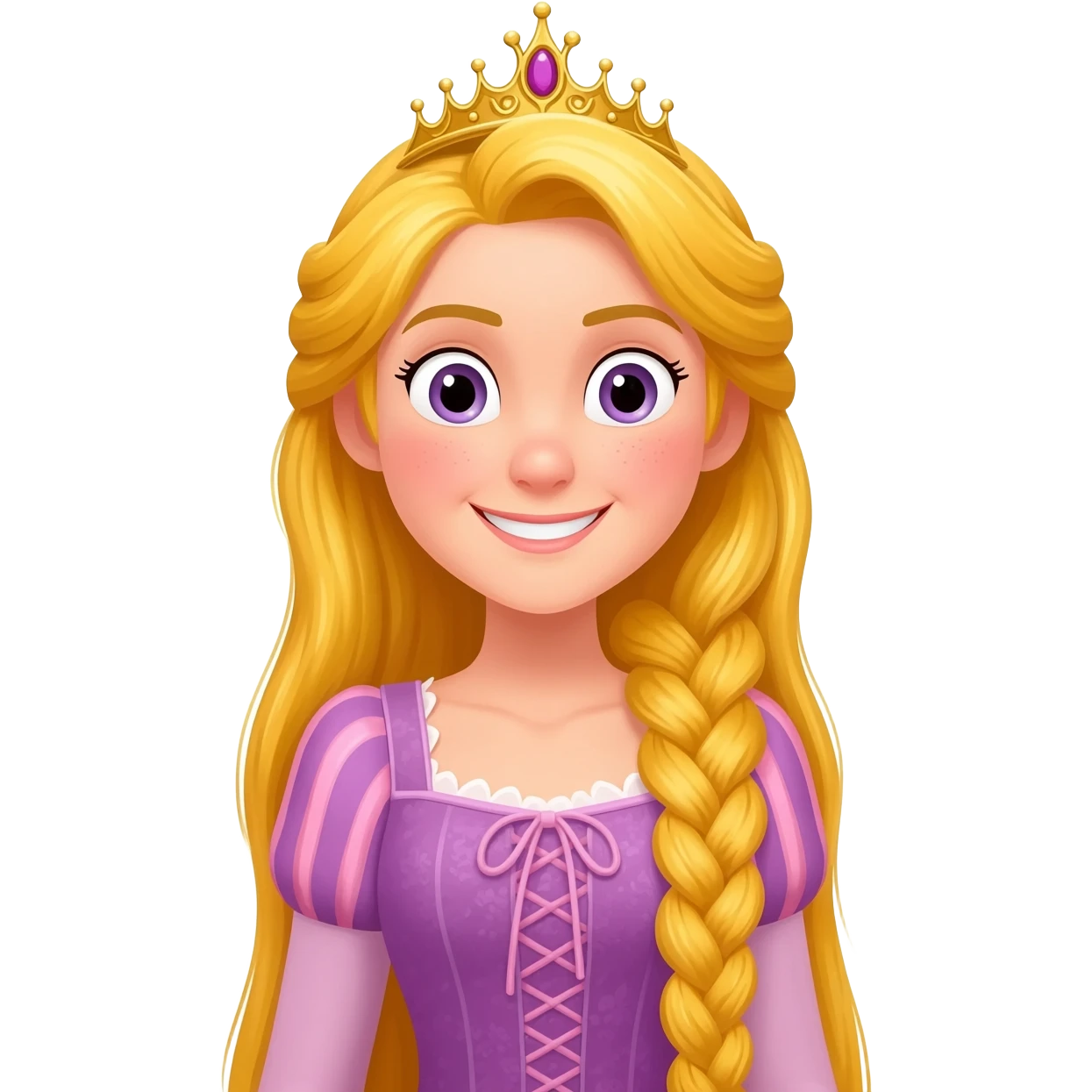 Rapunzel princess emoji