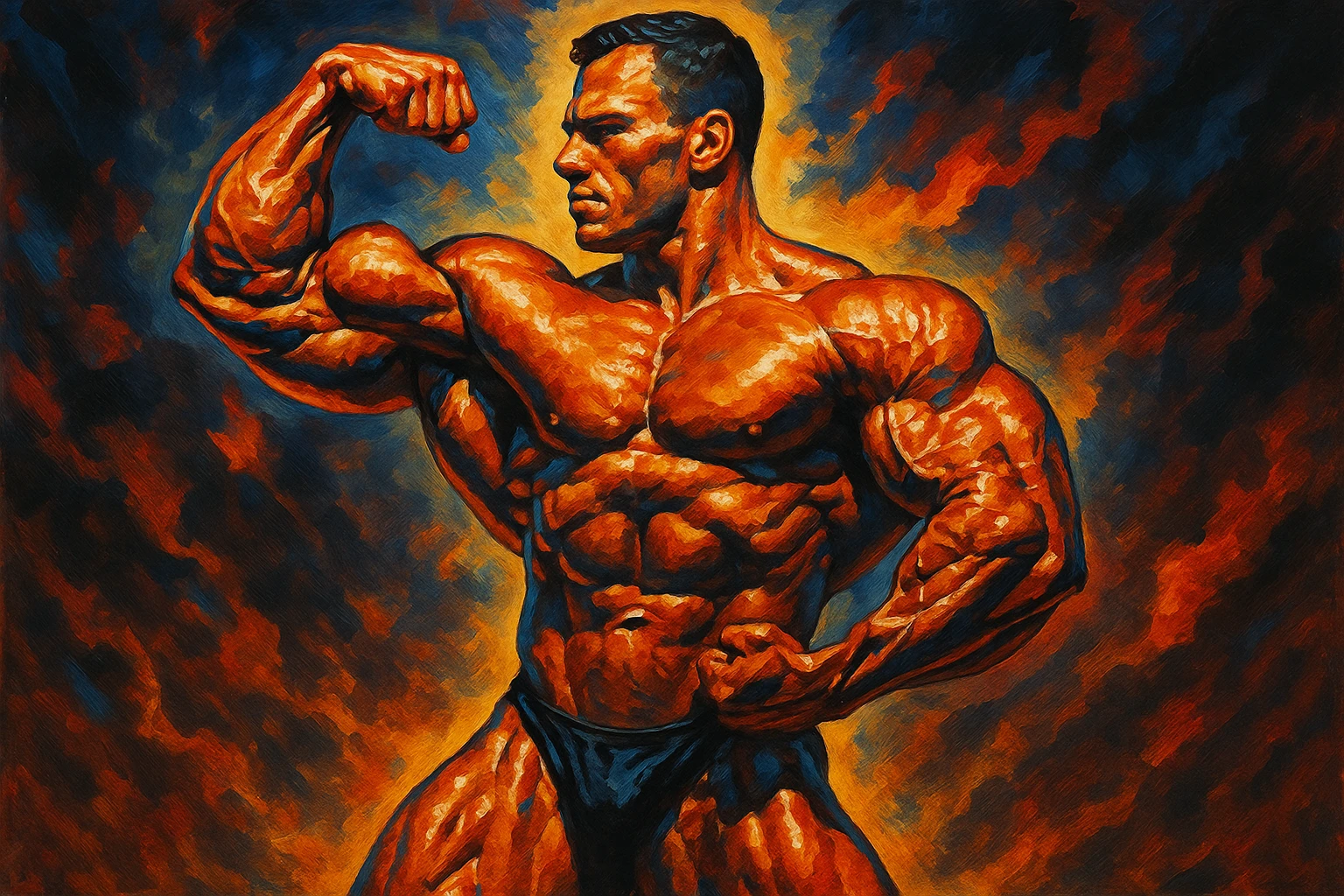 bodybuilding è lo sport simbolico della vemenza, forza, potenza, estetica emoji