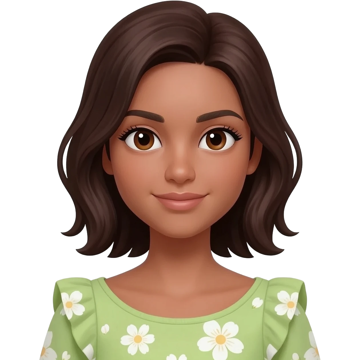 Немножко коричневого цвета а это его тело а потом а коричновые глаза с линиими ресничками без макияжа с коричневой ну тёмно-каштановым а волосами из беллэйм с весенней одеж emoji