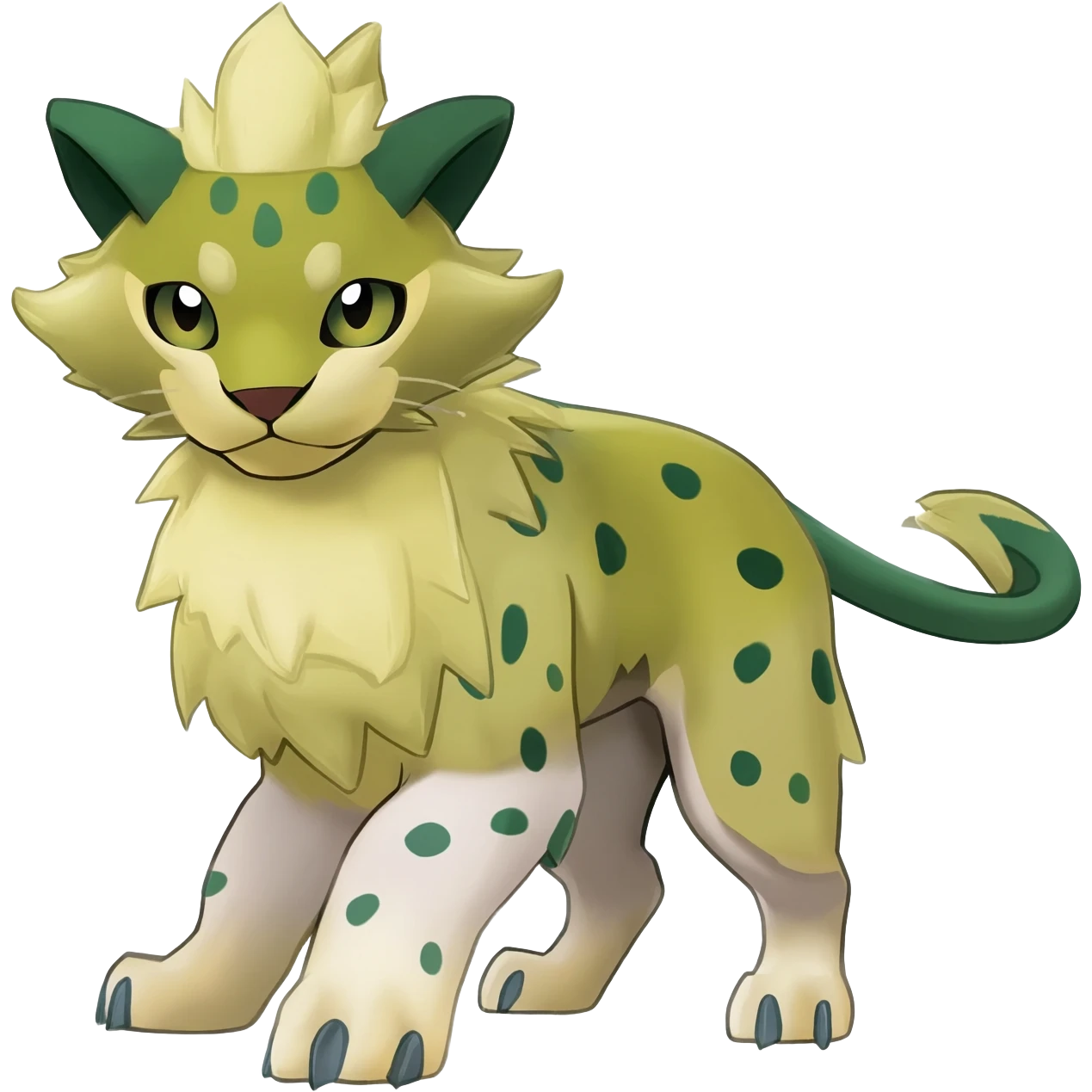 Liepard-Litten-Sprigatito-Pokémon-fusion-creature (full body) emoji