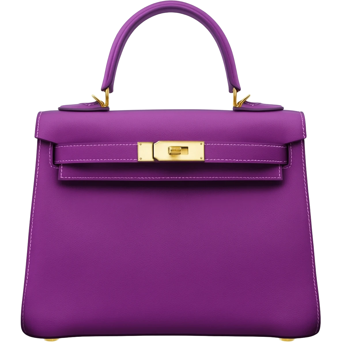 purple kelly hermes matte bag emoji