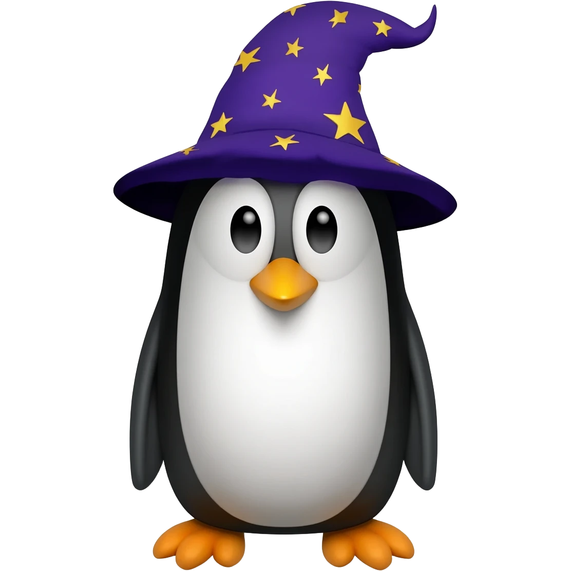 Penguin Wizard emoji