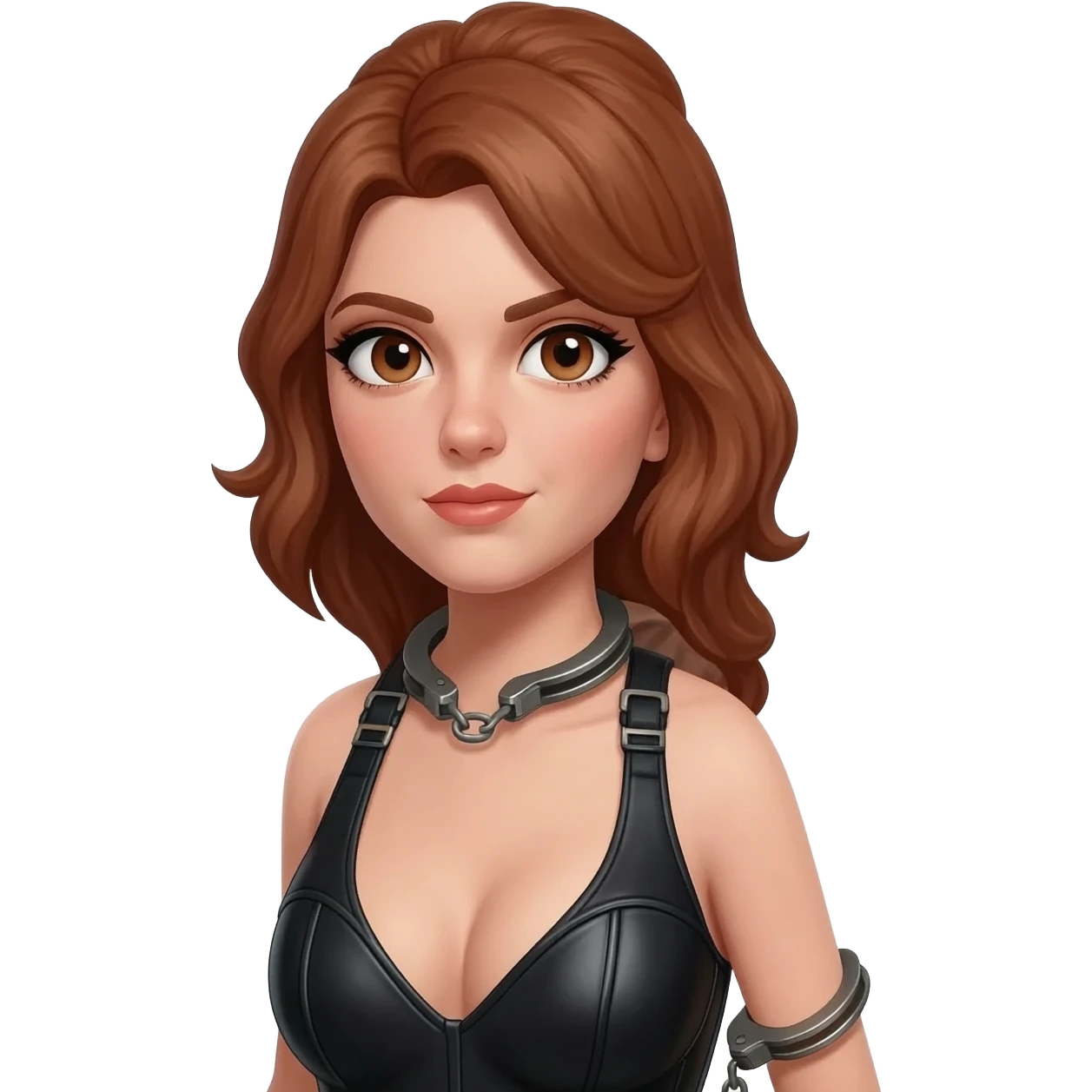 Bdsm women handcuffed behind back emoji