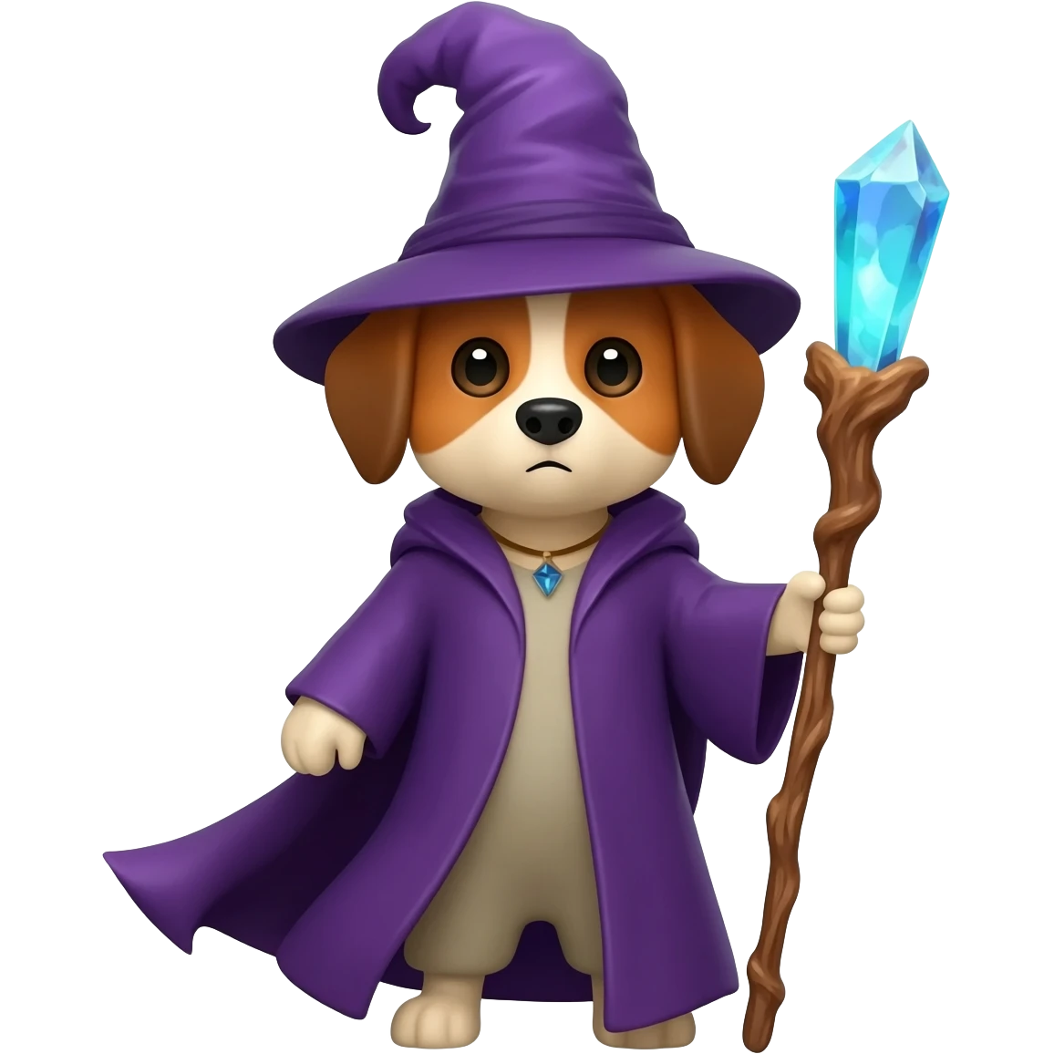 Dog wizard emoji