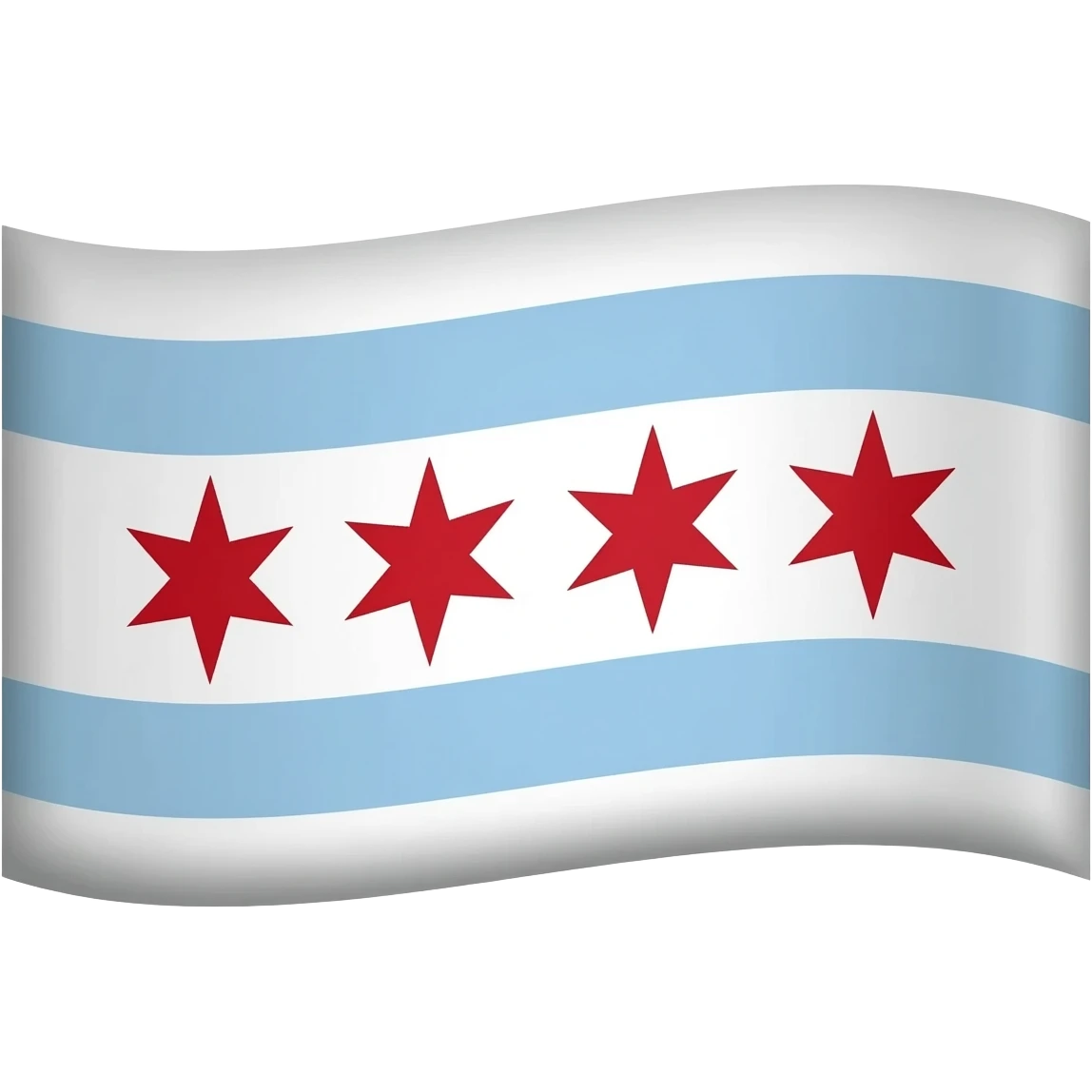 Make the Chicago emoji flag please but perfect emoji
