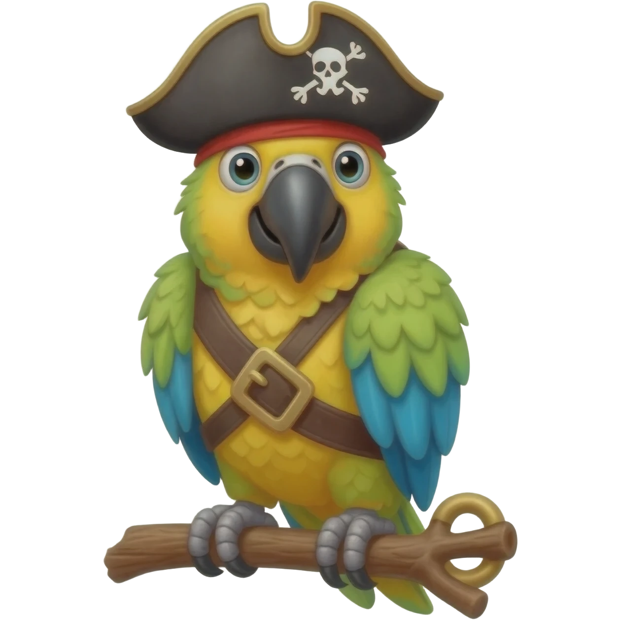 pirate and parrot emoji