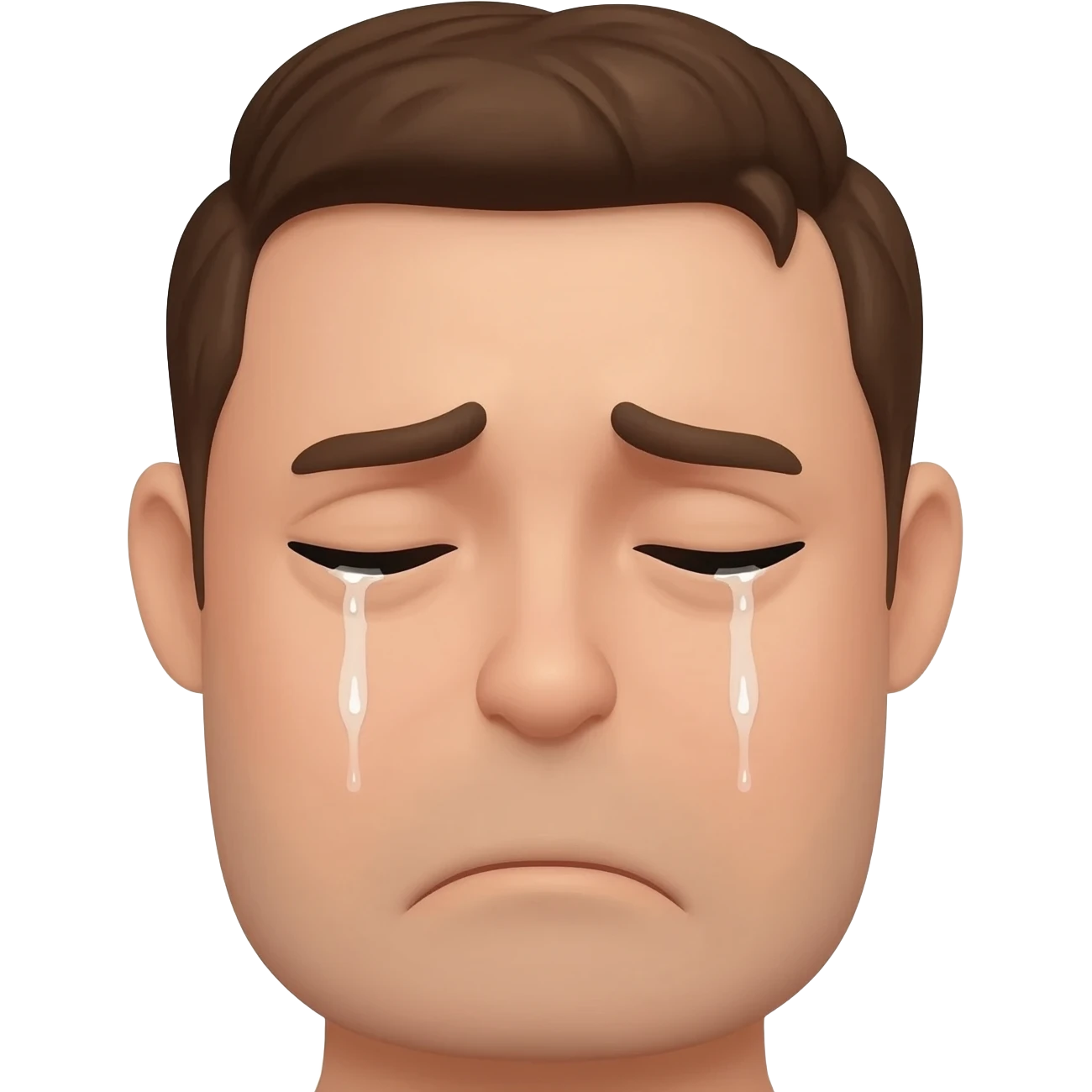 Work project gone wrong, I am sweating from exhaustion emoji