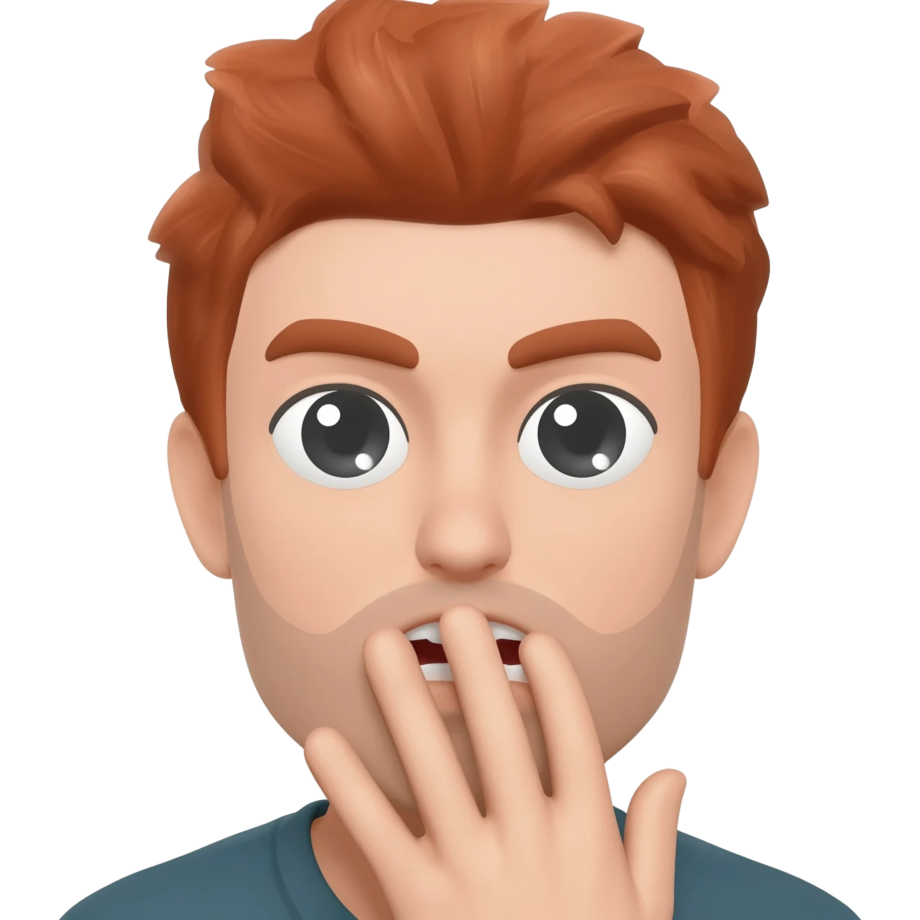 Emoji bite fingers emoji