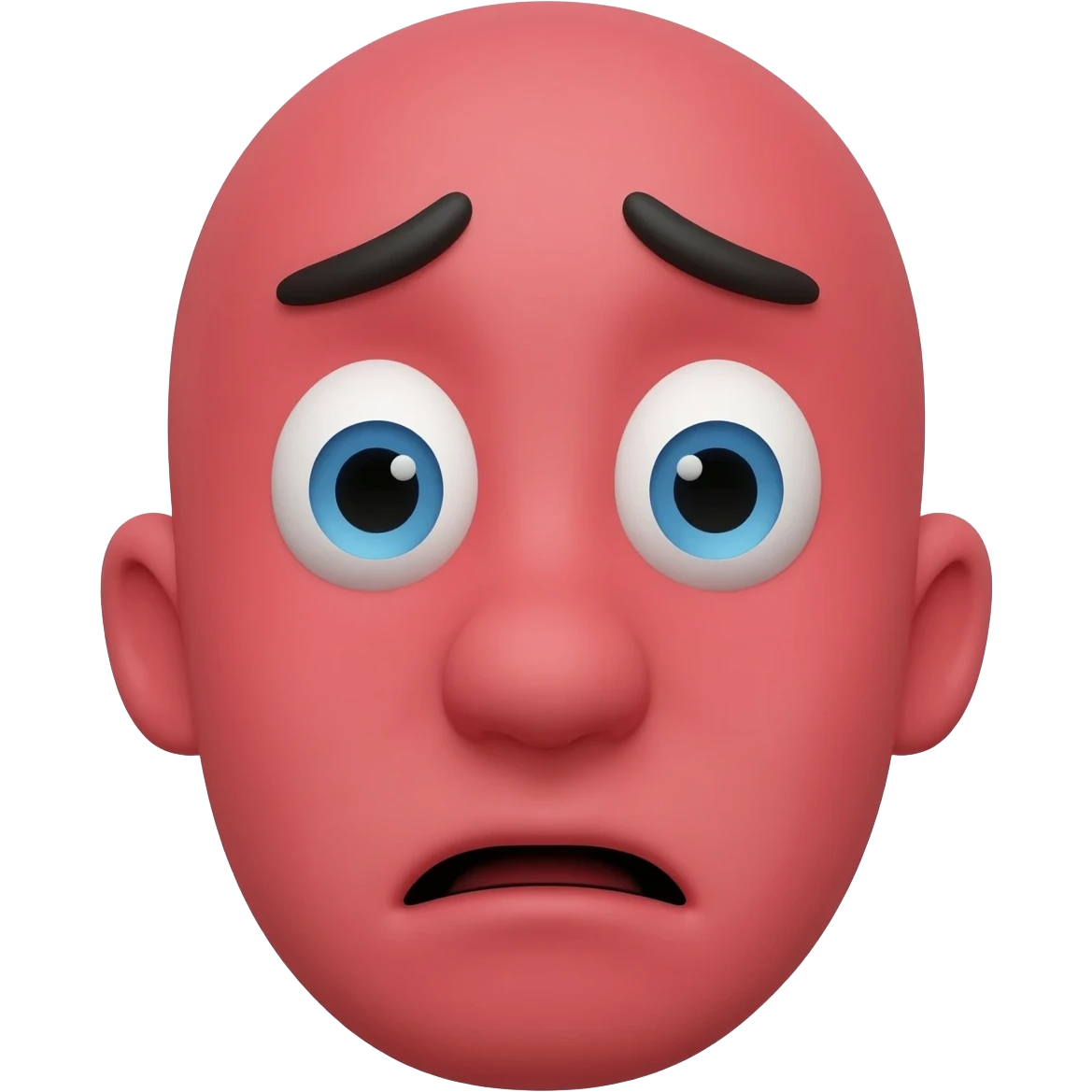 red faced confused emoji emoji