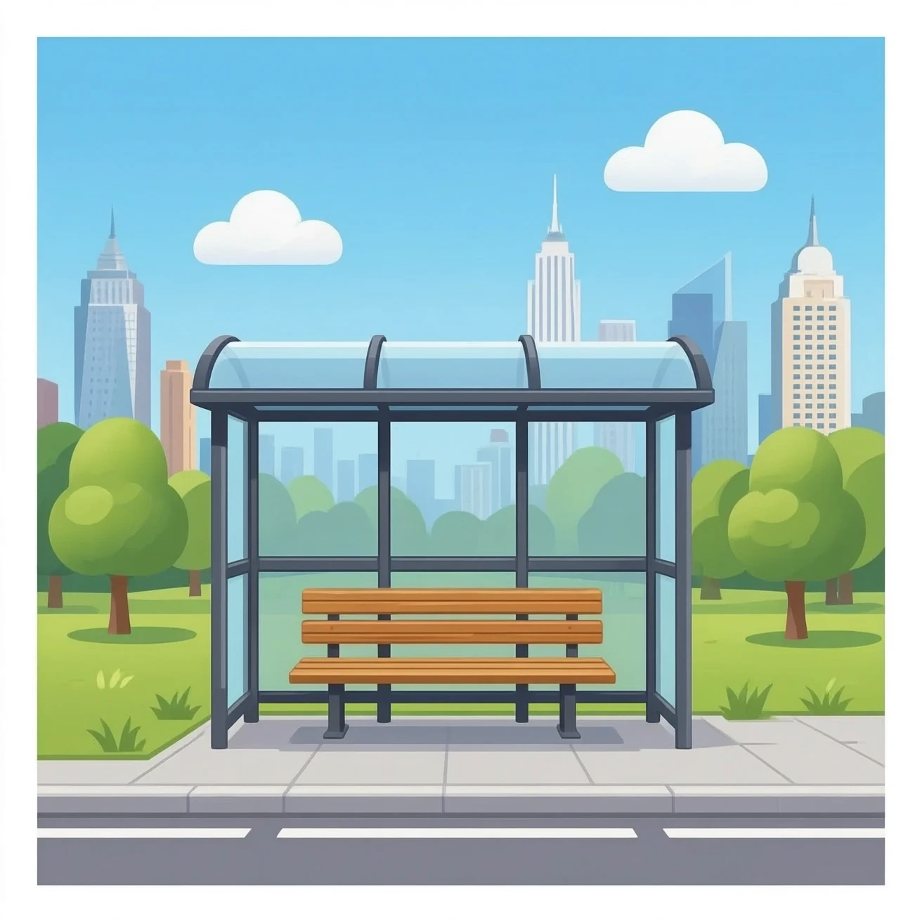 bus stop emoji