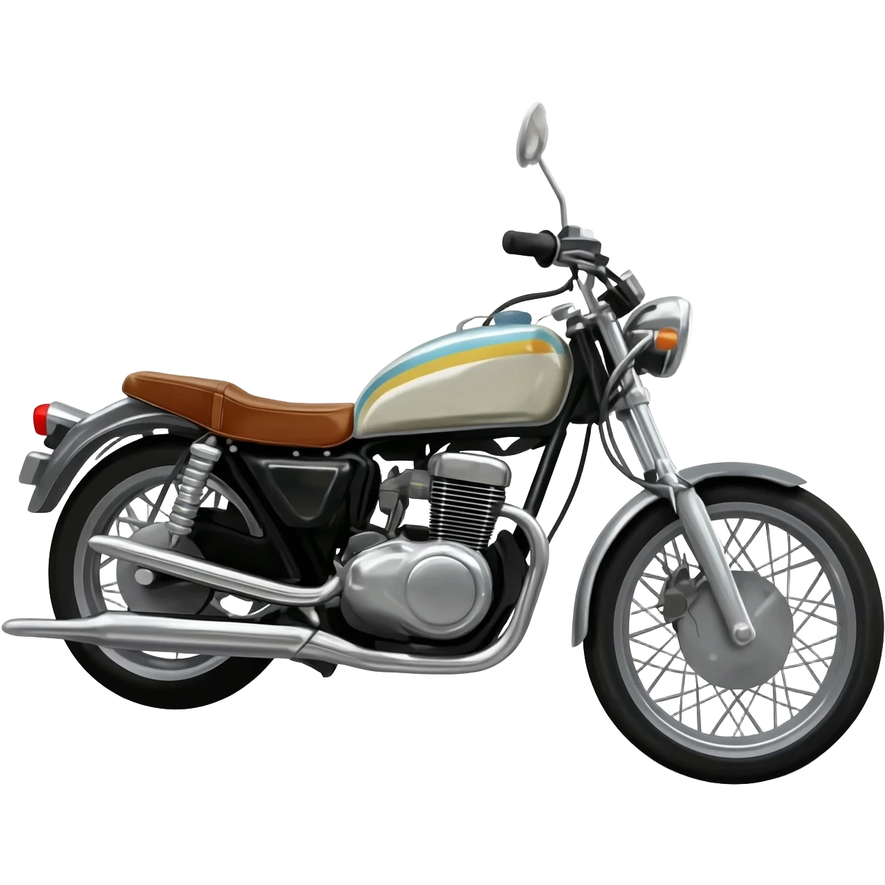 Cruiser motorcycle emoji