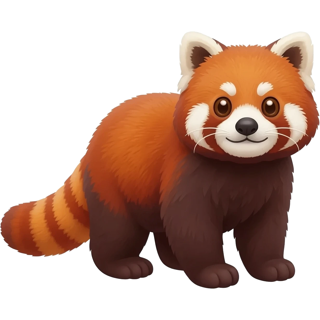 Red panda bear emoji