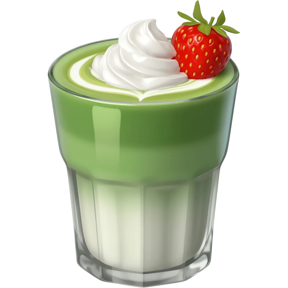 ombre strawberry matcha emoji