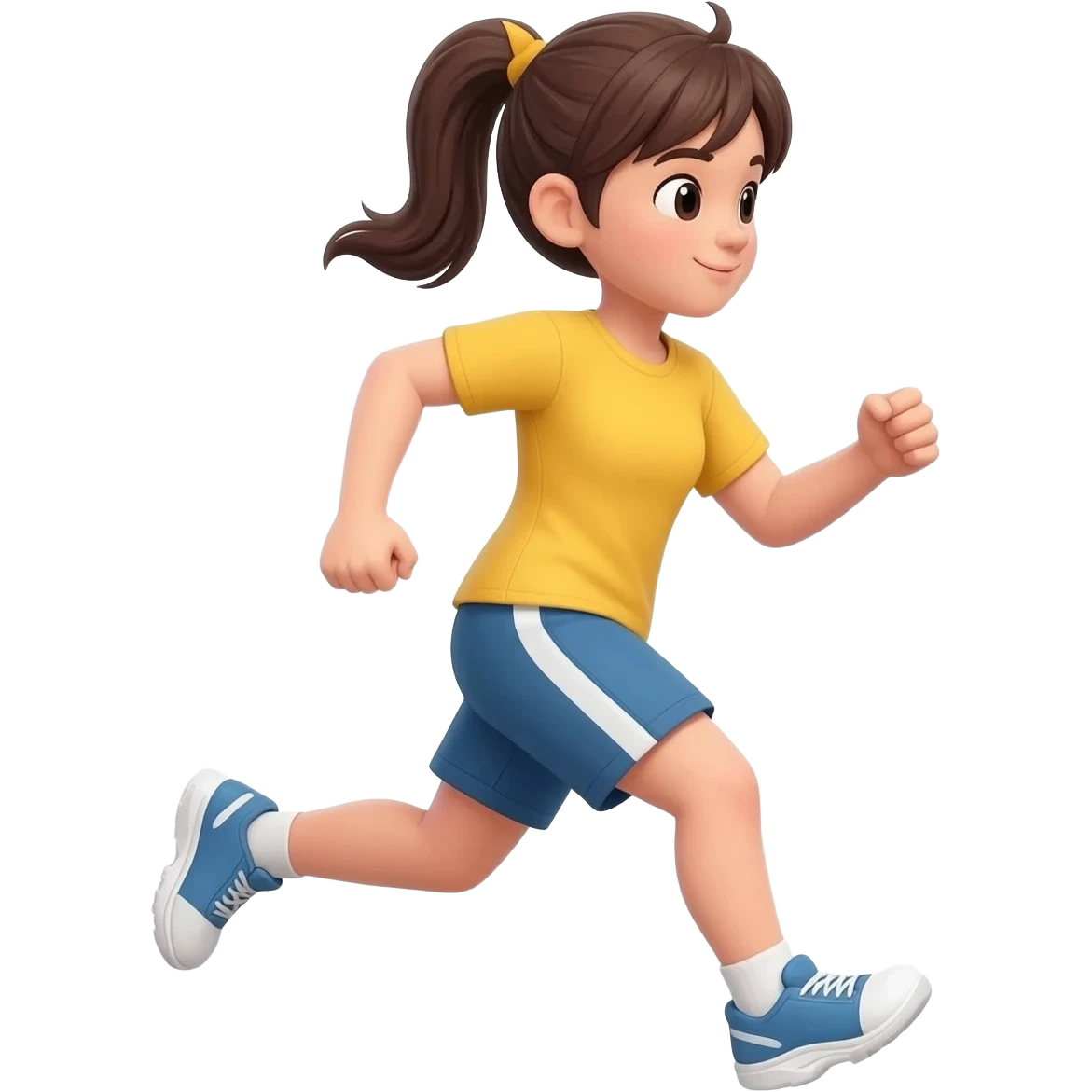 Girl running emoji