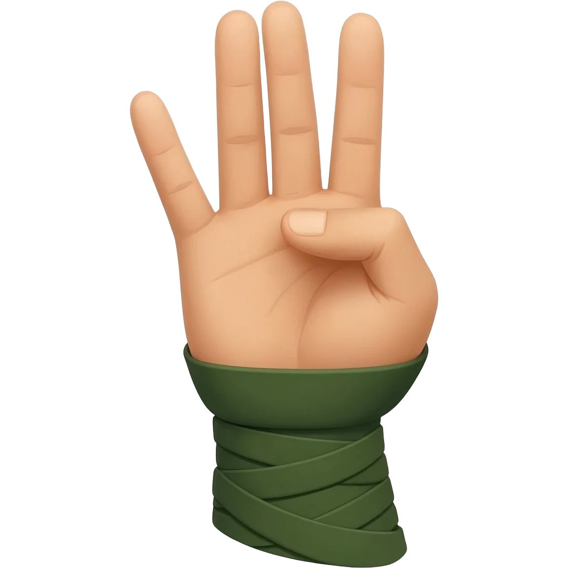 mao de um ninja selo de mao diferentes emoji