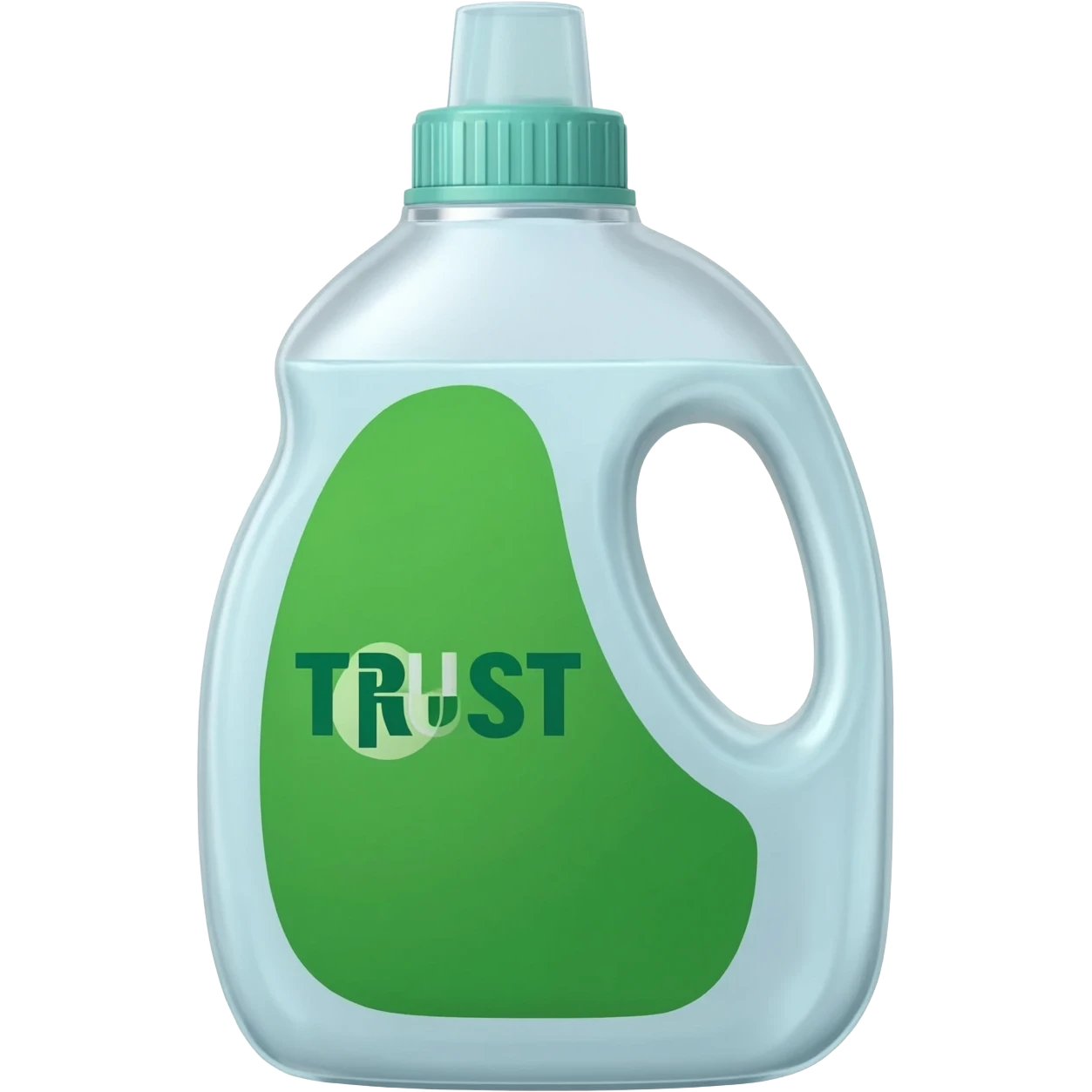 Waschmittel Flasche TRUST emoji