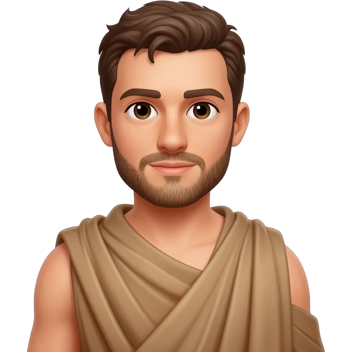 Male emoji in toga dress emoji