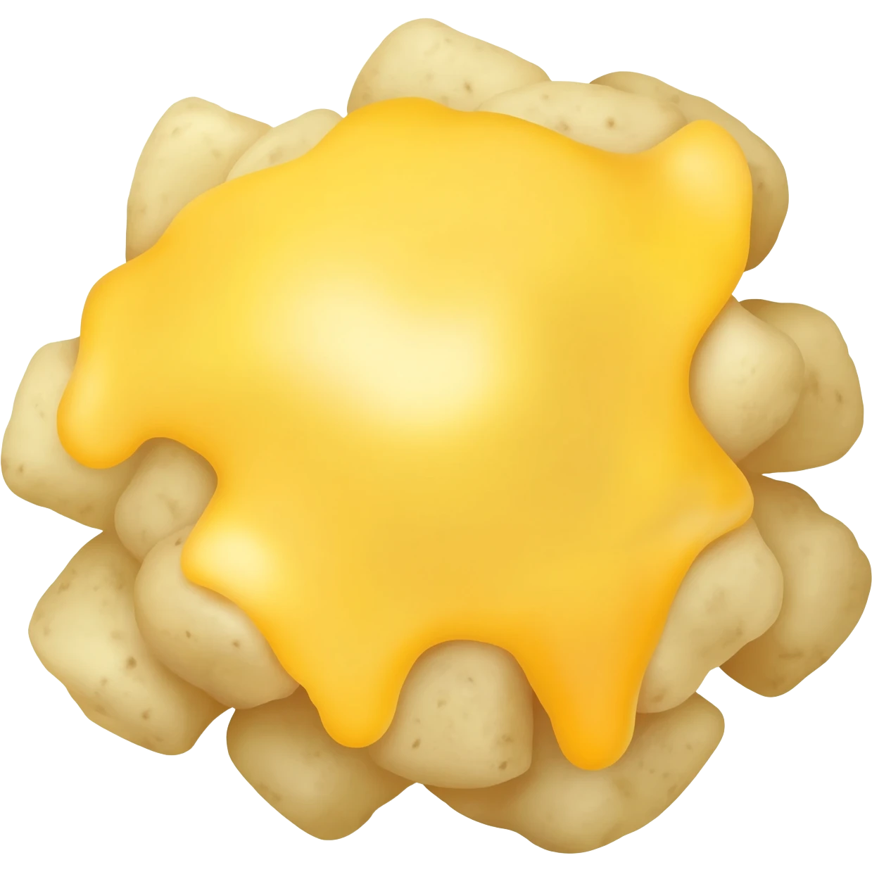 gnocchis with cheese emoji