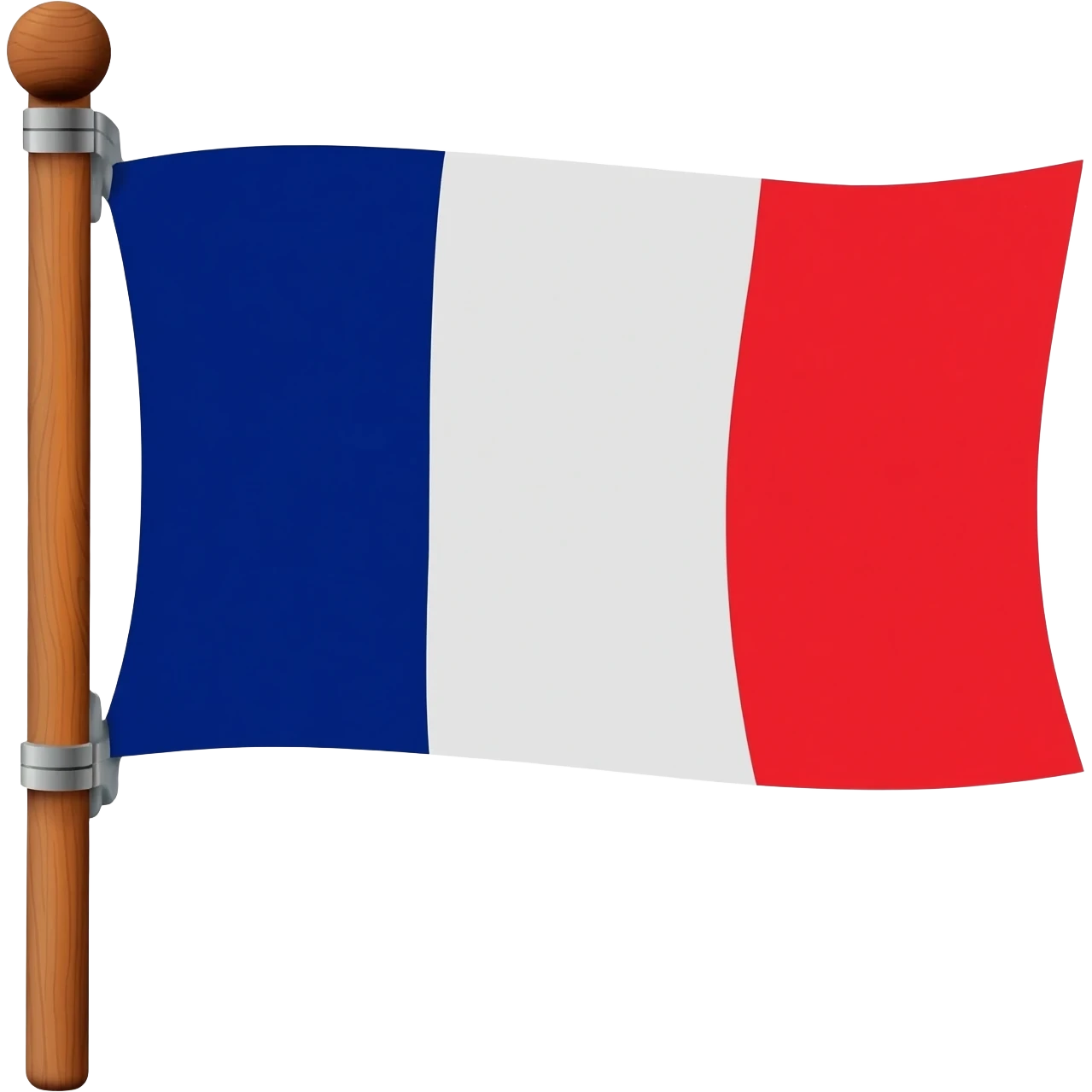 France flag from a pole emoji