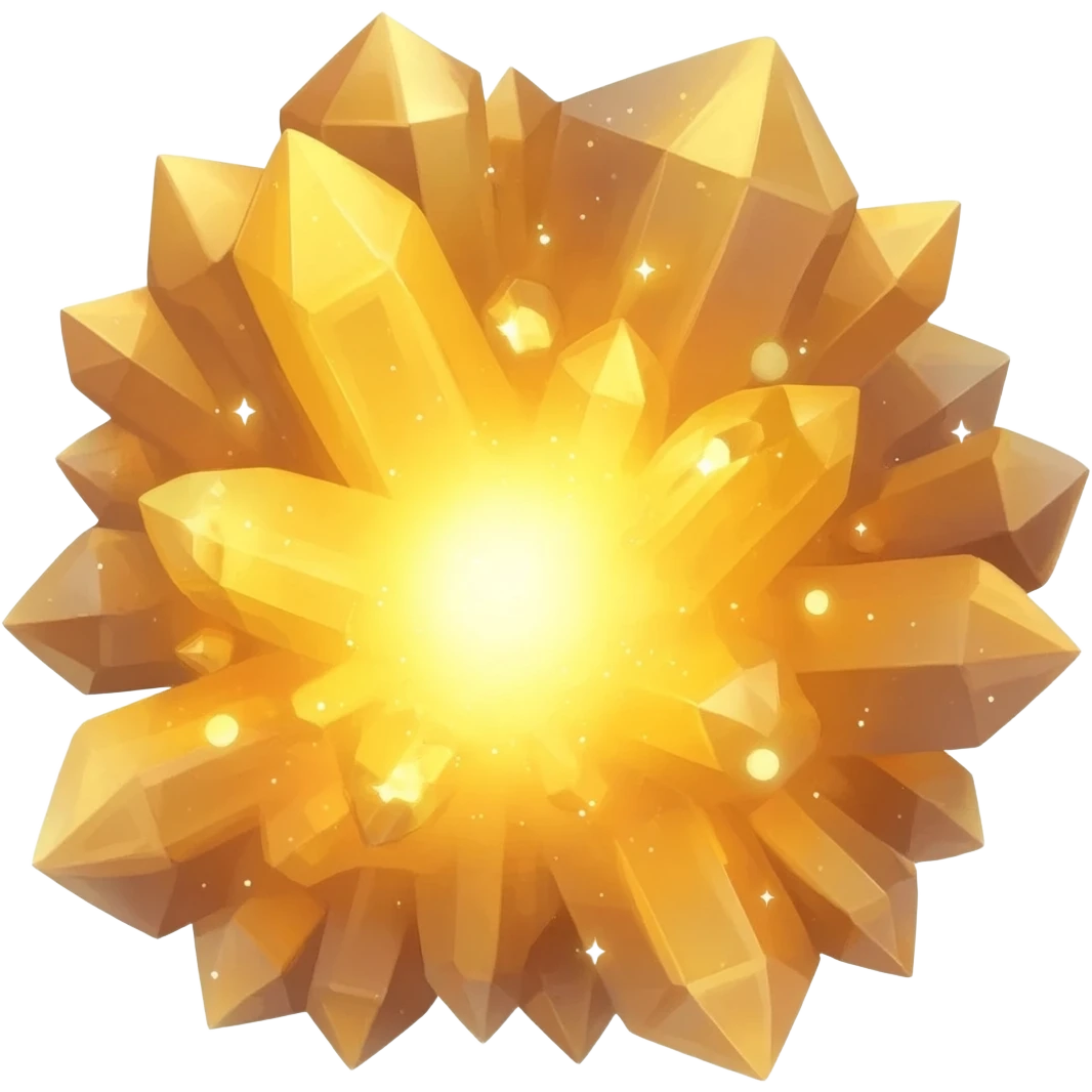 epic golden nebula crystal emoji