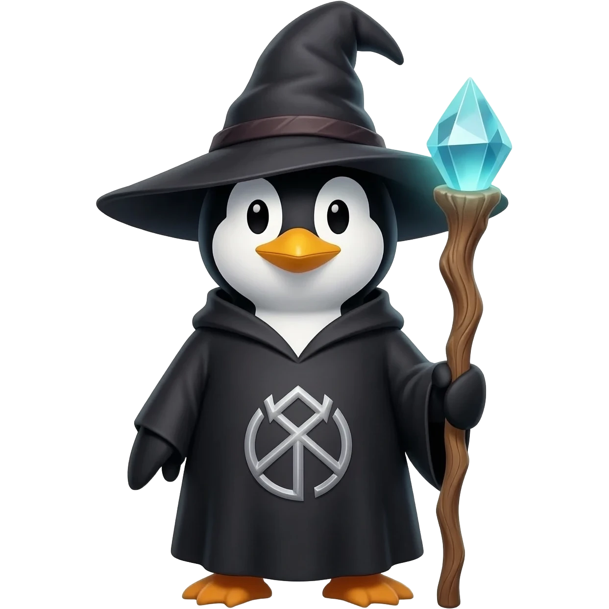 Penguin Wizard emoji