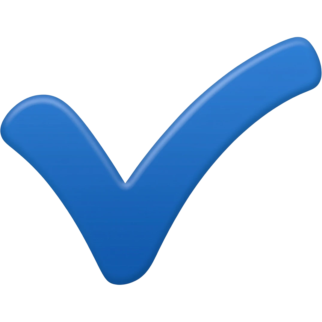 Verificado azul palomita emoji