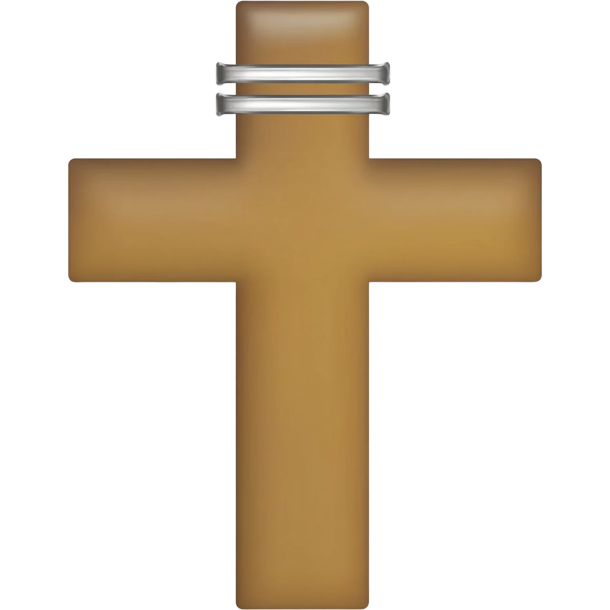 cross with 3 lines on top emoji emoji