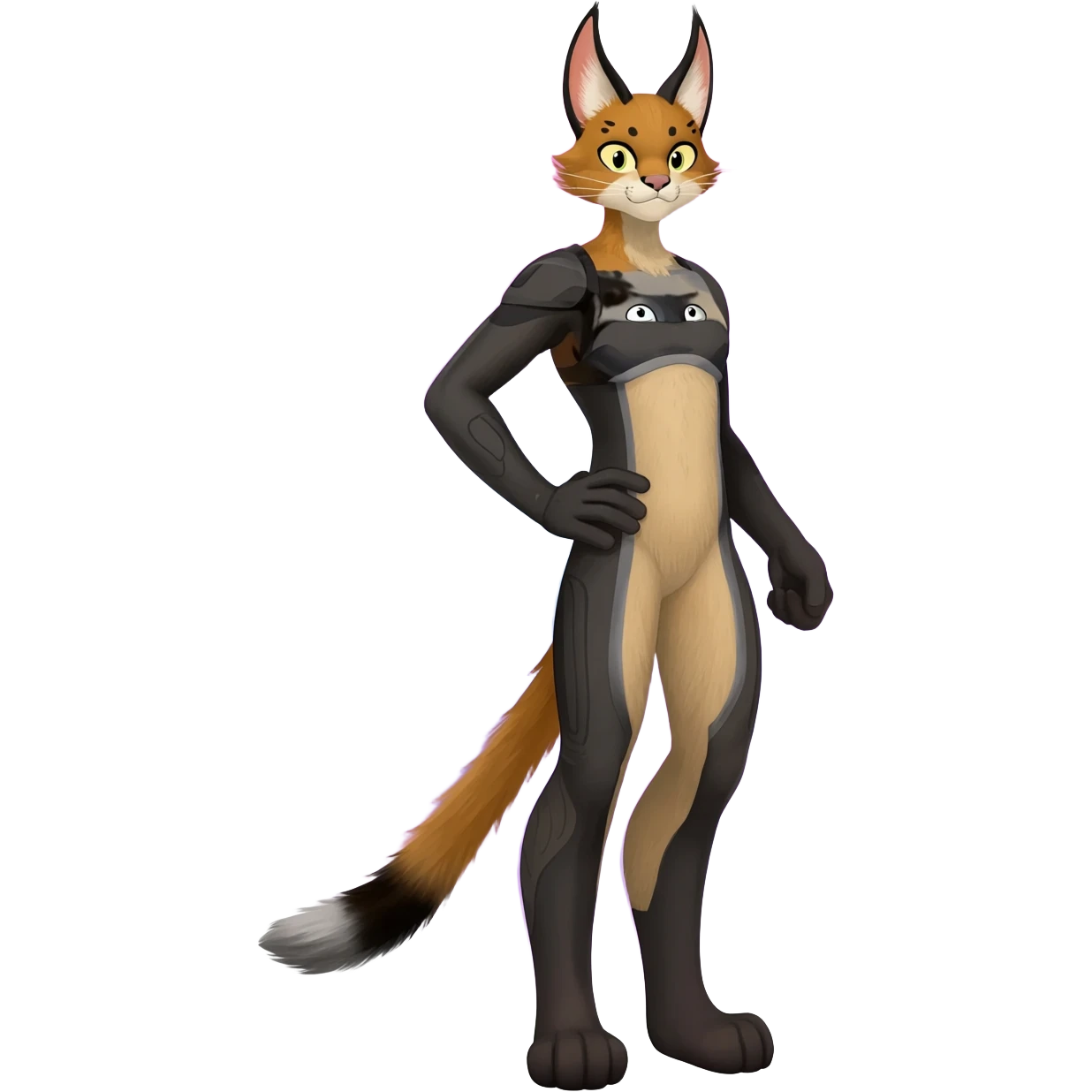 Colorful nebulae nebula starry galactical shiny tropical pale light fruity pastel white glorious iridescent divine exotic cute cool beautiful fantasy-caracal-civet-genet-sergal-vernid-Cacomistle-Trico-oncilla-animal-Fakémon-hybrid-fursona (full body) emoji