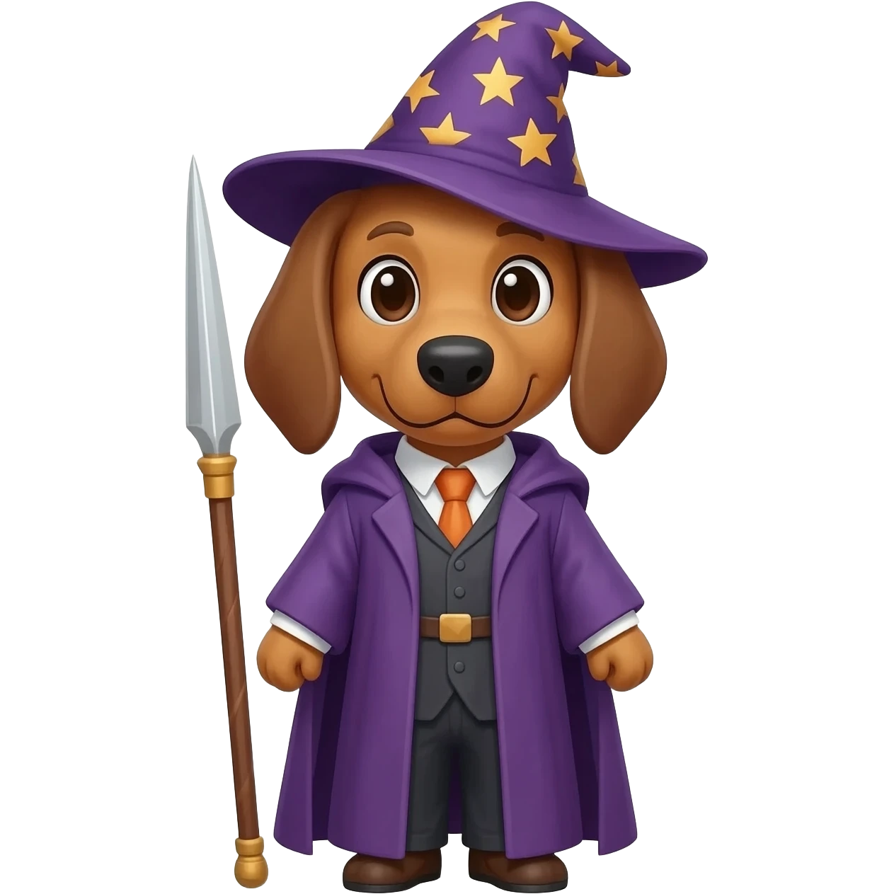 Dog wizard emoji