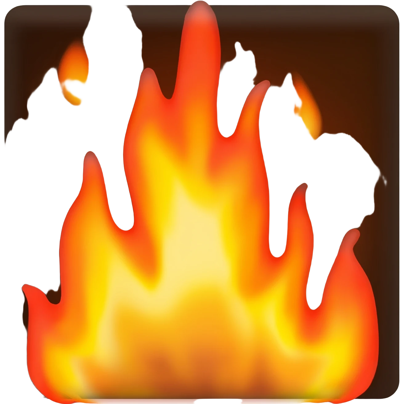 Tocha com fogo emoji